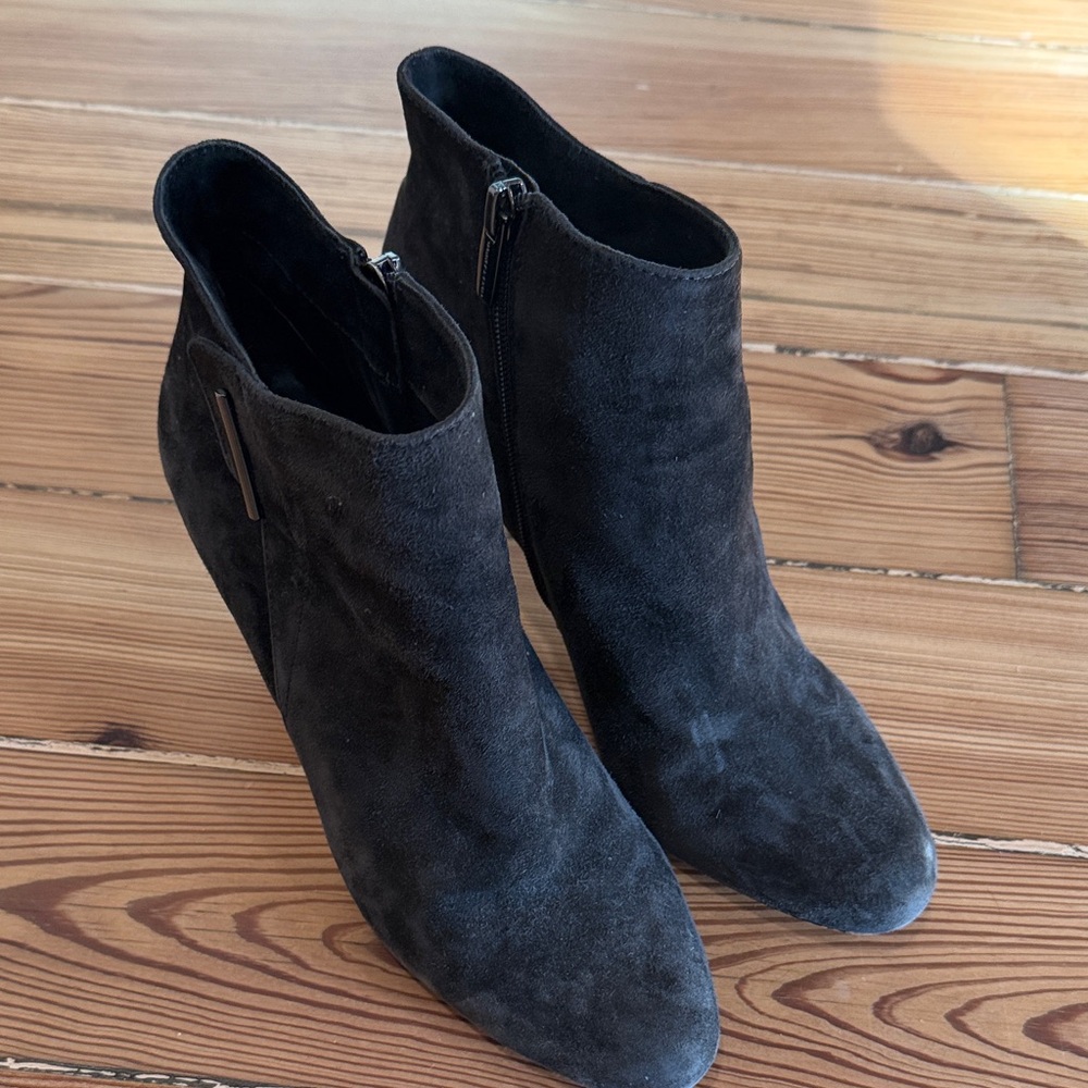 Black Suede Ankle Boots